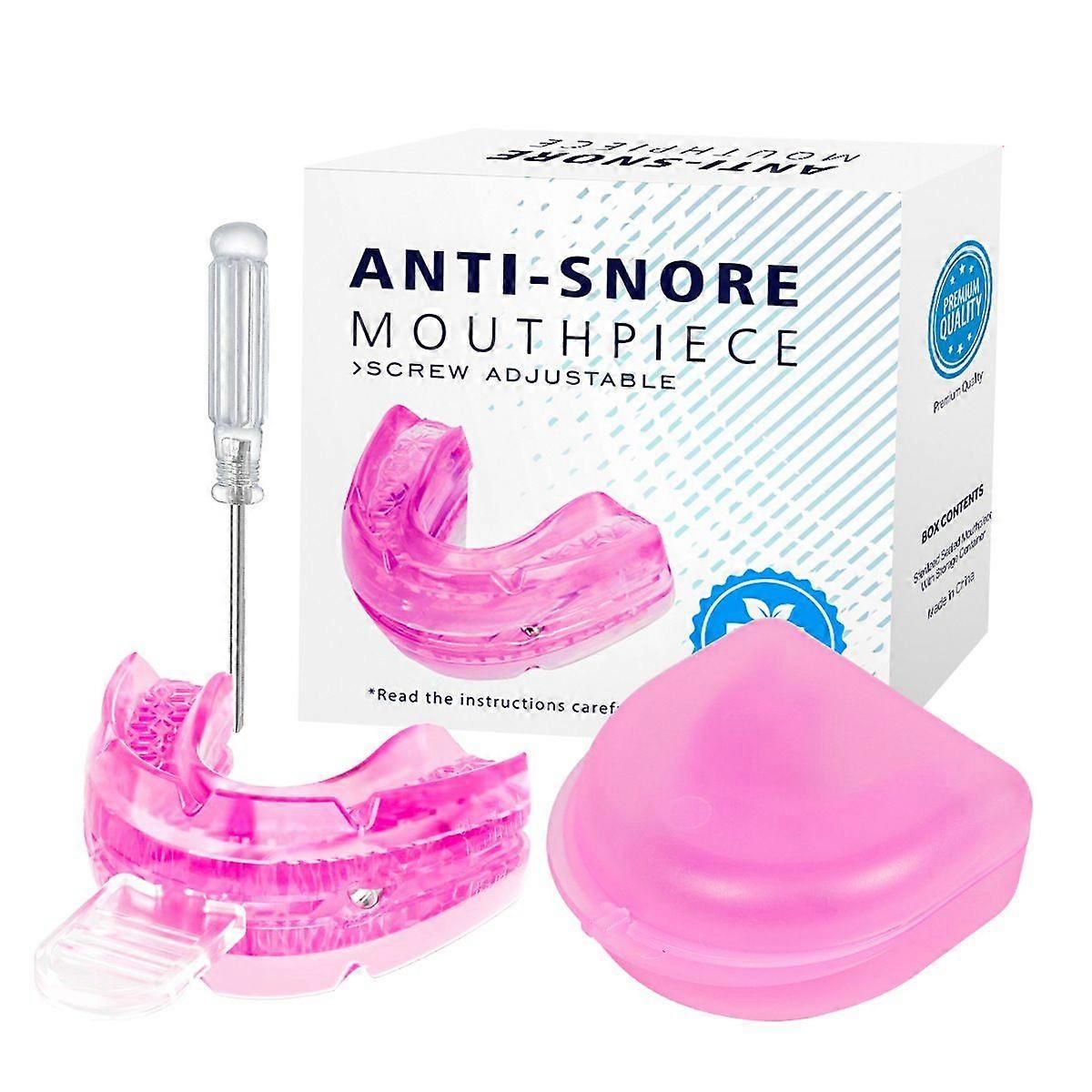 Adjustable Anti-Snoring Mouthpiece - Reduces Snoring, Food-Grade Silicone - Image 1
