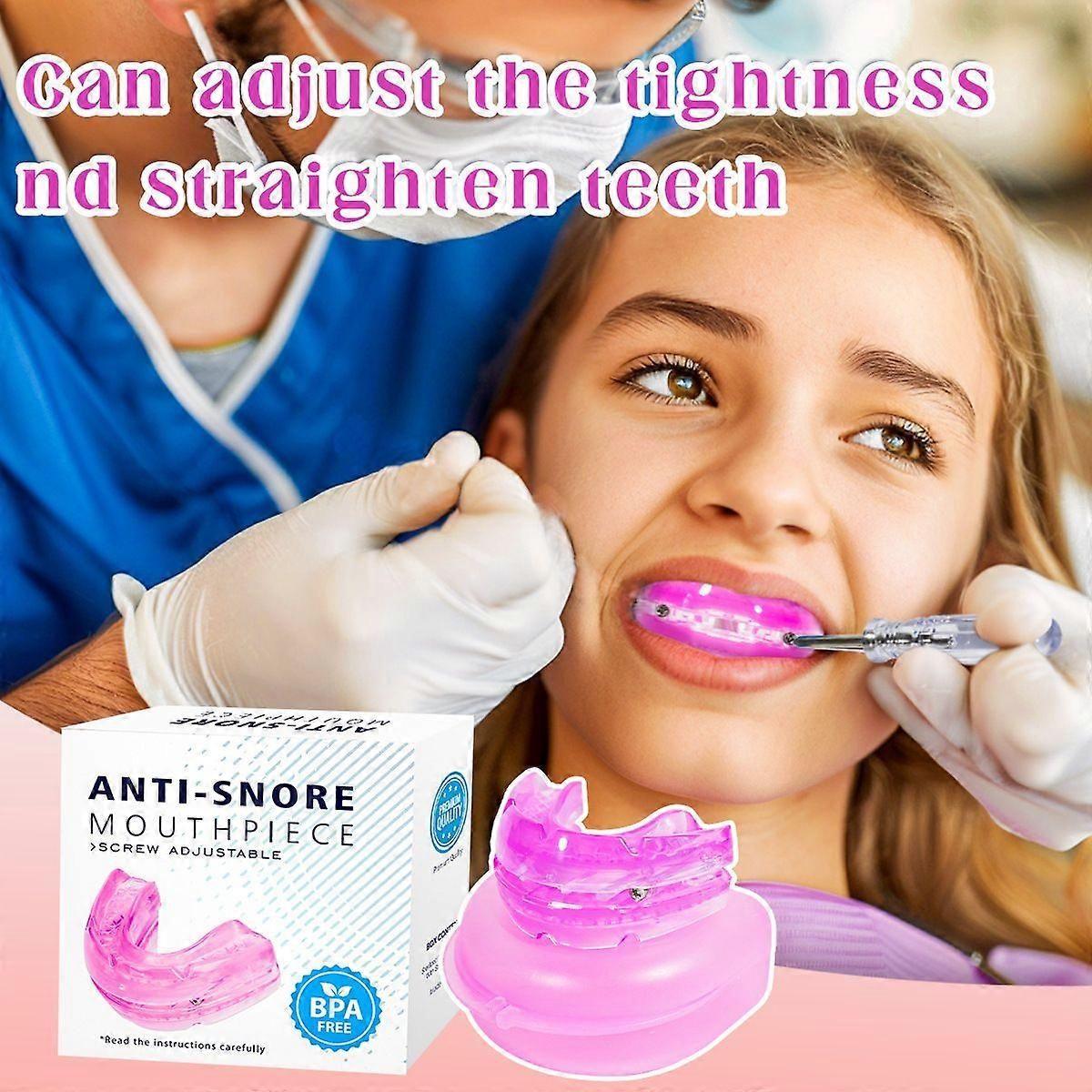 Adjustable Anti-Snoring Mouthpiece - Reduces Snoring, Food-Grade Silicone - Image 2