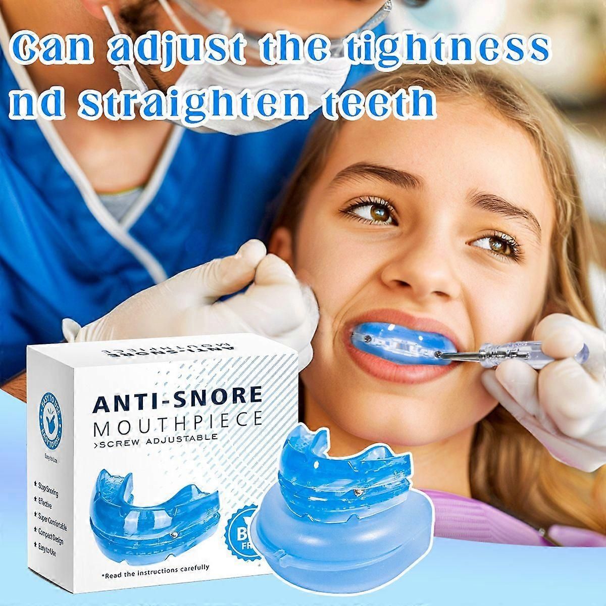 Adjustable Anti-Snoring Mouthpiece - Reduces Snoring, Food-Grade Silicone - Image 3