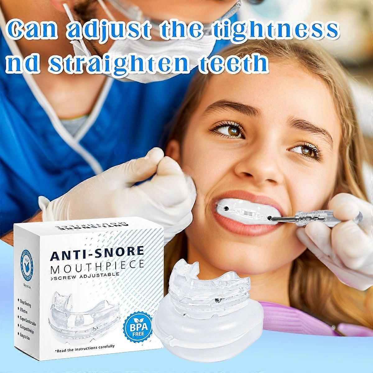 Adjustable Anti-Snoring Mouthpiece - Reduces Snoring, Food-Grade Silicone - Image 5
