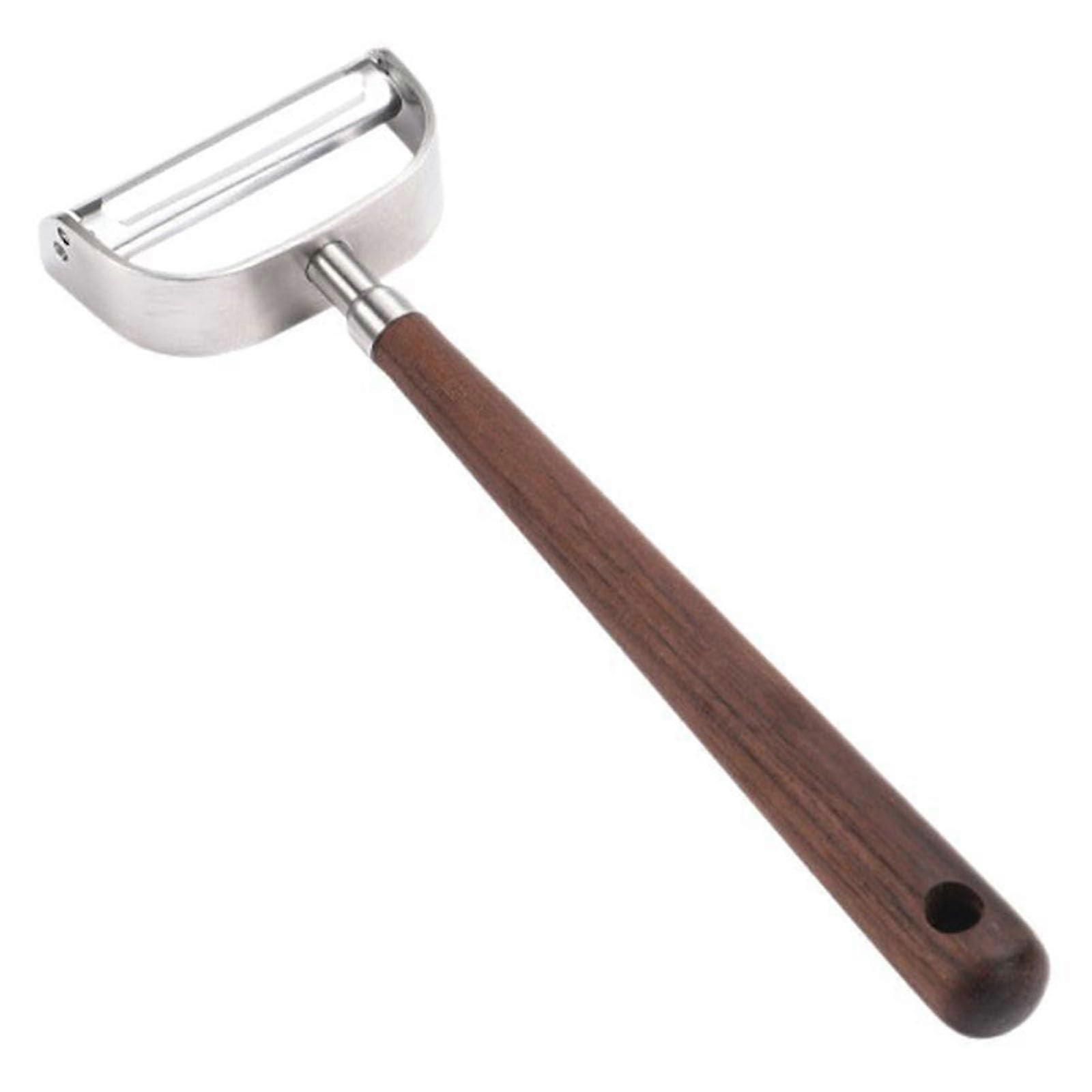 Y-Shaped Peeler with Wooden Handle - Stainless Steel Blade, Multifunctional - Image 1
