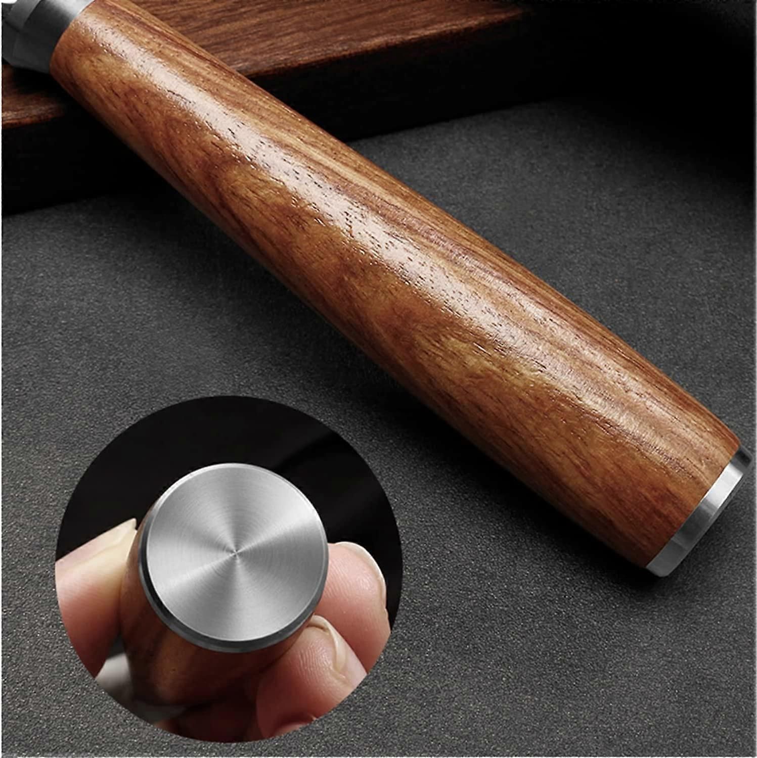 Universal Fruit & Vegetable Peeler - Extra Sharp Toothed Double Edge, Wooden Handle - Image 2