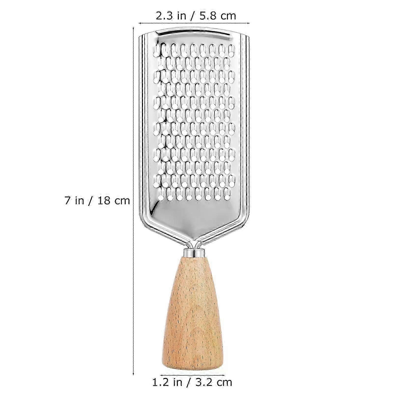 Wooden Handle Cheese Grater & Vegetable Slicer - Potato Peeler, Kitchen Tool - Image 5