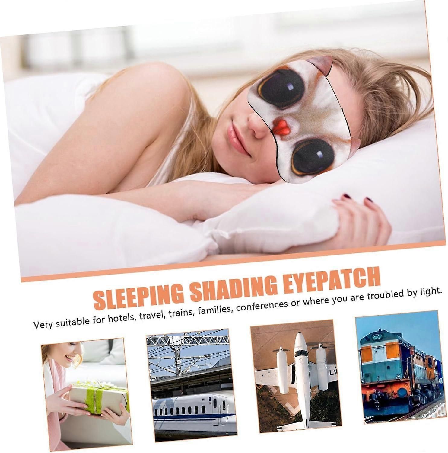 3D Cartoon Animal Sleep Mask - Creative Eye Mask for Sleeping - Image 4