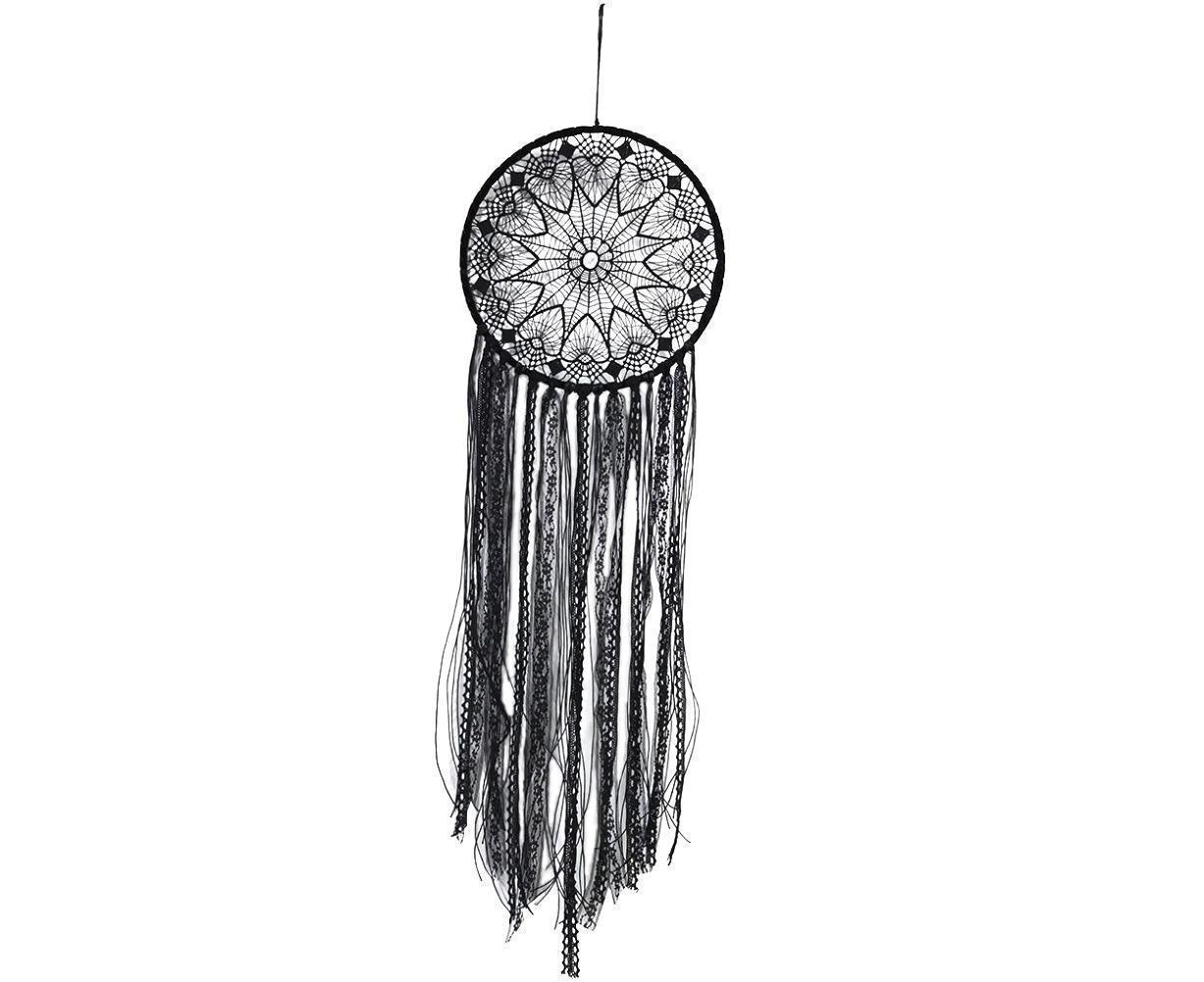Hollow Round Moon Shape Tassel Dream Catcher Hanging Pendant Home Bedroom Decor- B - Image 1