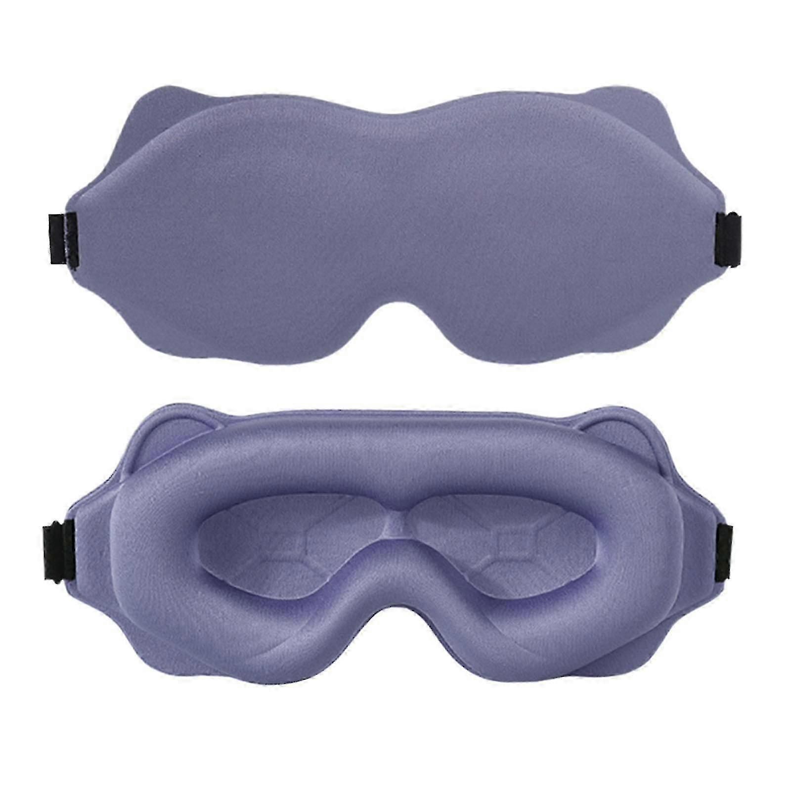 Washable Sleep Mask for Side Sleeping - Adjustable Strap, Breathable, Travel - Image 1