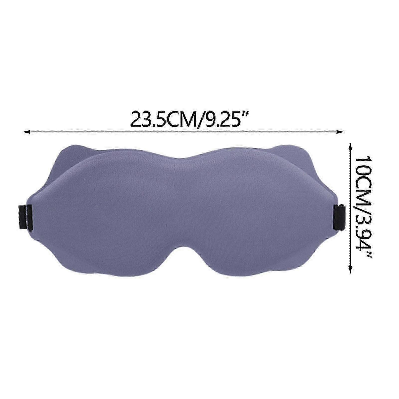 Washable Sleep Mask for Side Sleeping - Adjustable Strap, Breathable, Travel - Image 3