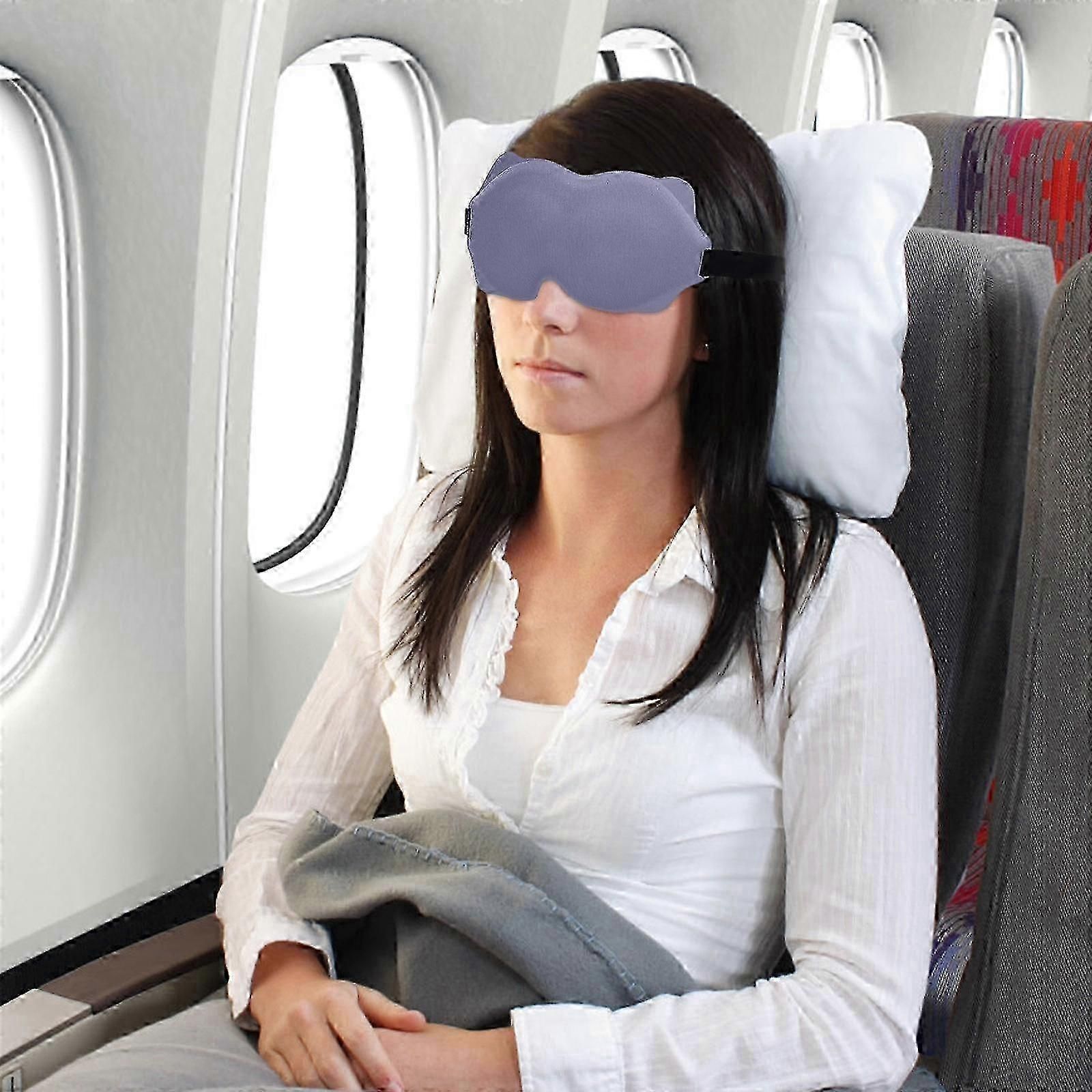 Washable Sleep Mask for Side Sleeping - Adjustable Strap, Breathable, Travel - Image 5