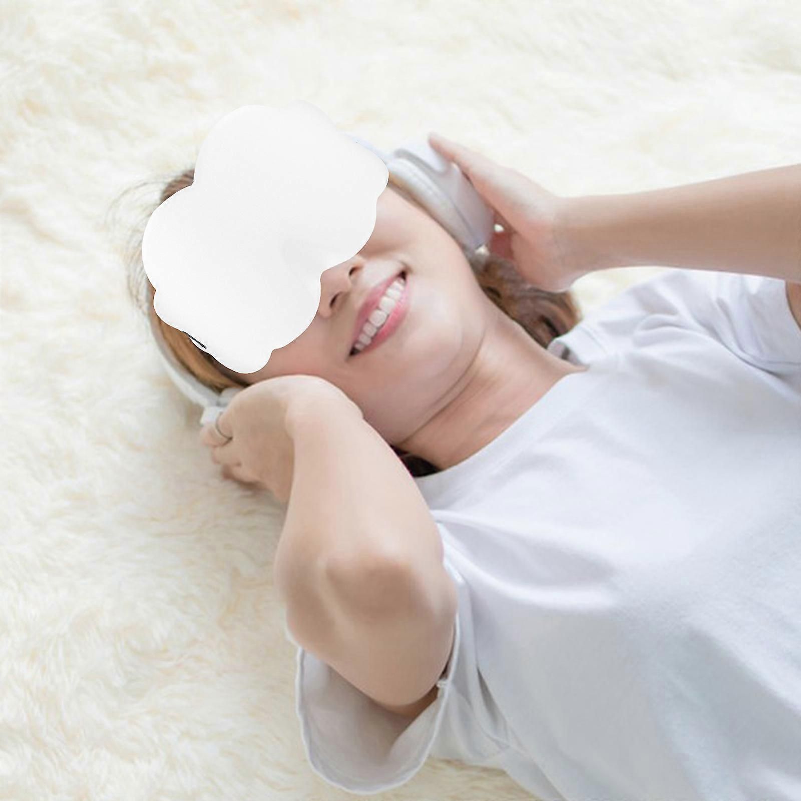 Beige Sleep Mask for Teens - Soft, Light Blocking for Home/Travel - Image 3