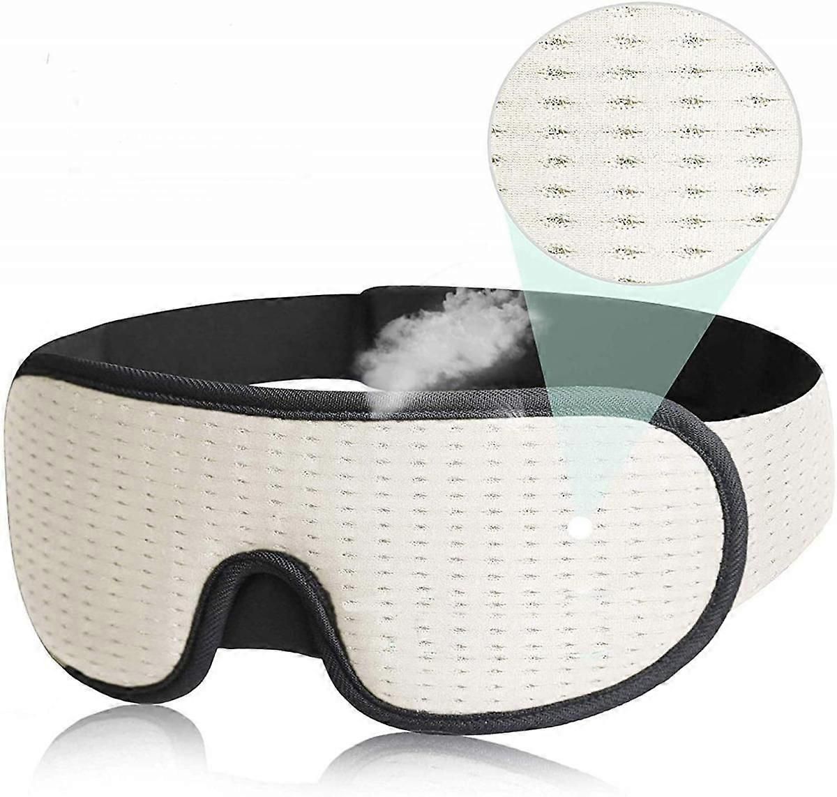 3D Light Blocking Sleep Mask - Padded, Sleep Aid, Memory Foam - Image 2