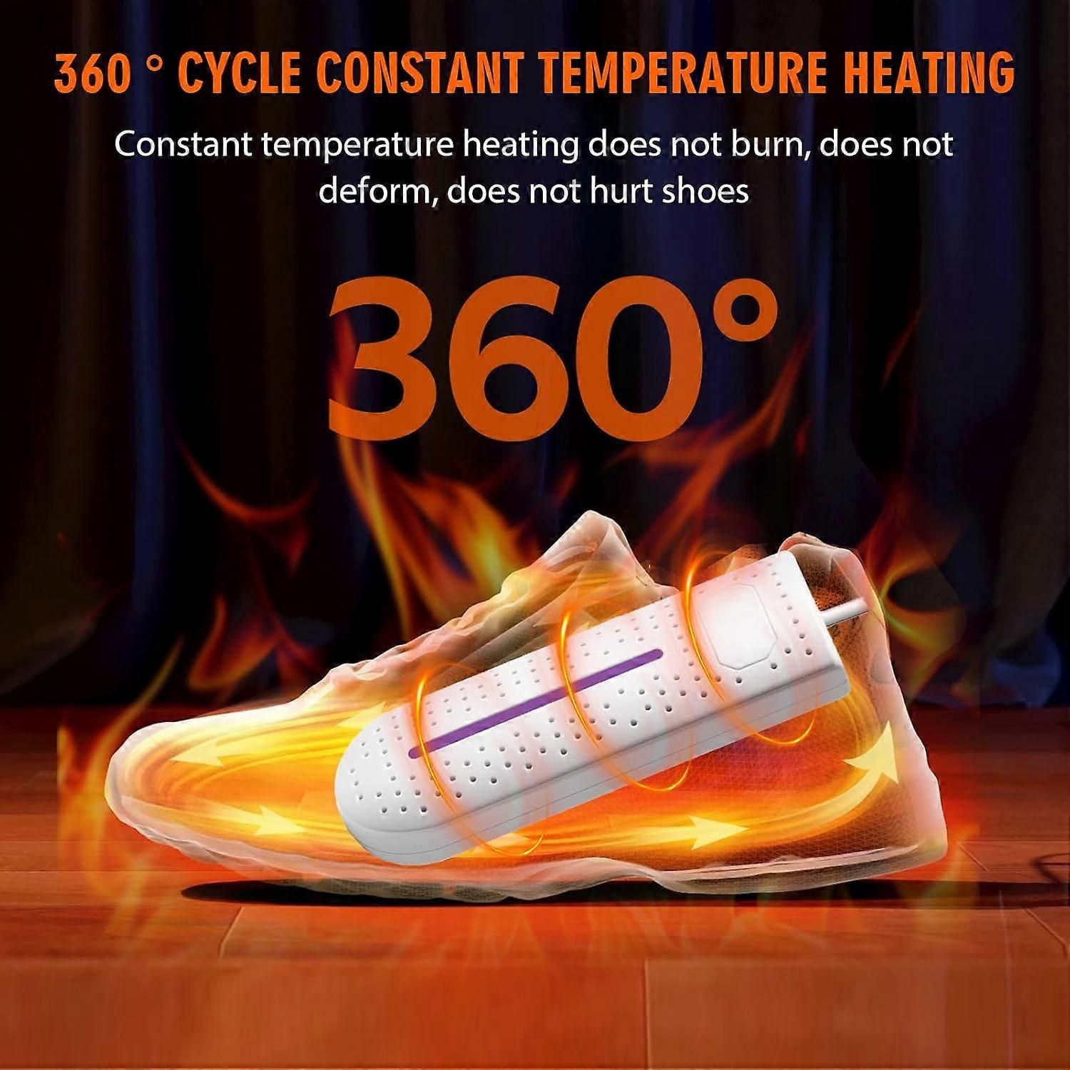 Portable 360° Electric Shoe Dryer - Antibacterial, Deodorizing - Image 2