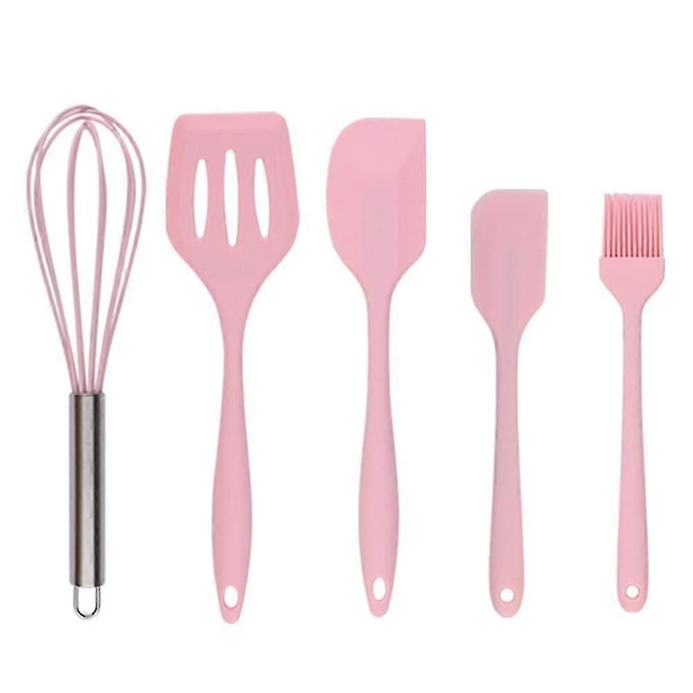 Silicone Kitchen Utensil Set - Non-Stick, Heat Resistant, 5-Piece - Image 1