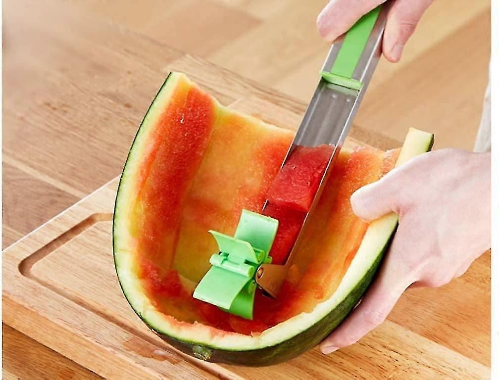 Watermelon Cutter - Stainless Steel, Easy Slicer for Melons - Image 2