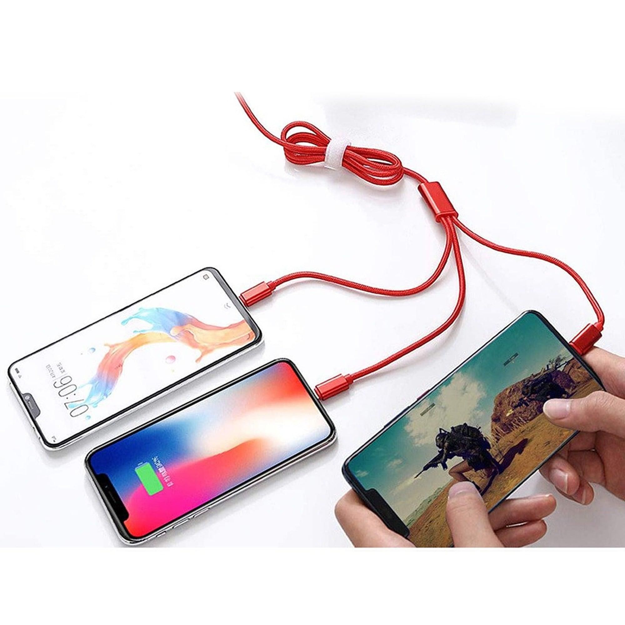 3-in-1 Multi USB Charger Cable for Micro USB Type C and Apple Devices - Image 7