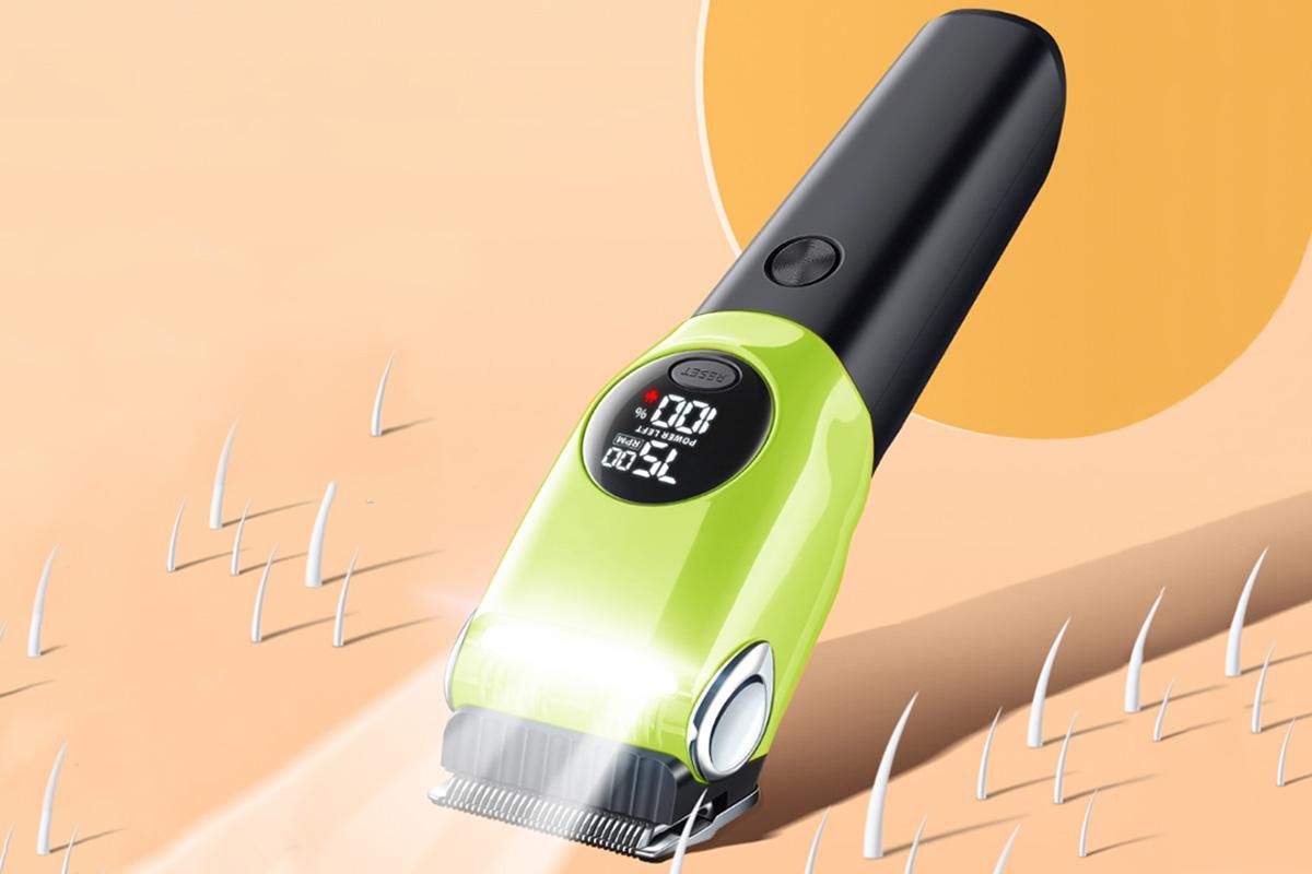 Dog Clipper Low Noise Dog Grooming Kit Rechargeable 3-Speed With LCD Display for Dogs Cats Pets - Image 3