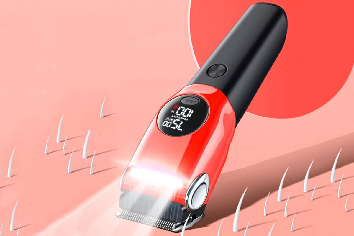 Dog Clipper Low Noise Dog Grooming Kit Rechargeable 3-Speed With LCD Display for Dogs Cats Pets - Image 3