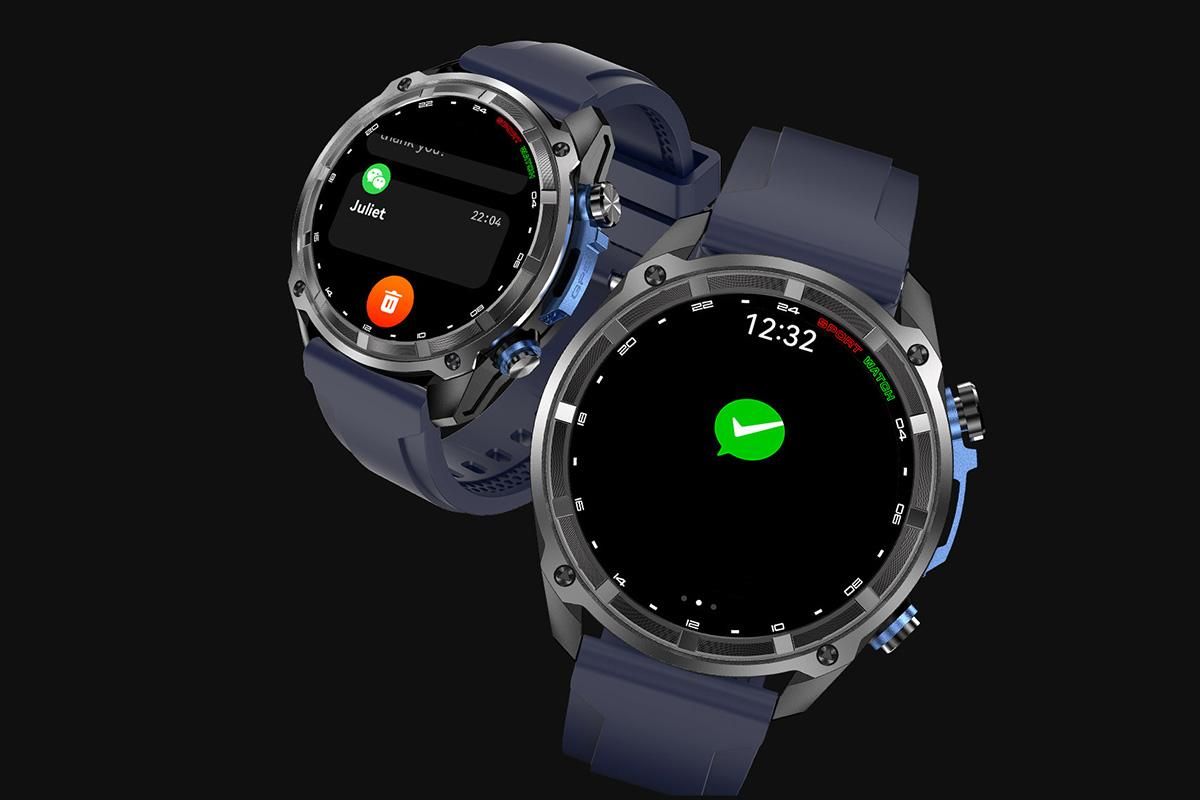 1.43 Inch Outdoor Smart Watch 100+ Sports Modes Bluetooth Call Flashlight 3ATM Waterproof - Image 4