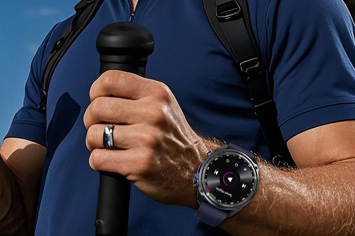 1.43 Inch Outdoor Smart Watch 100+ Sports Modes Bluetooth Call Flashlight 3ATM Waterproof - Image 6