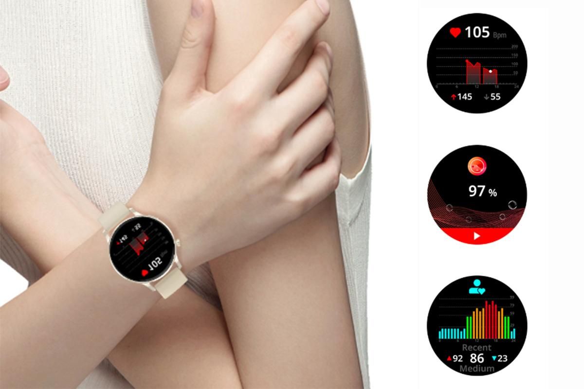 Women Fashion Smartwatch with Heart Rate and Sleep Monitoring IP67 Waterproof - Image 6
