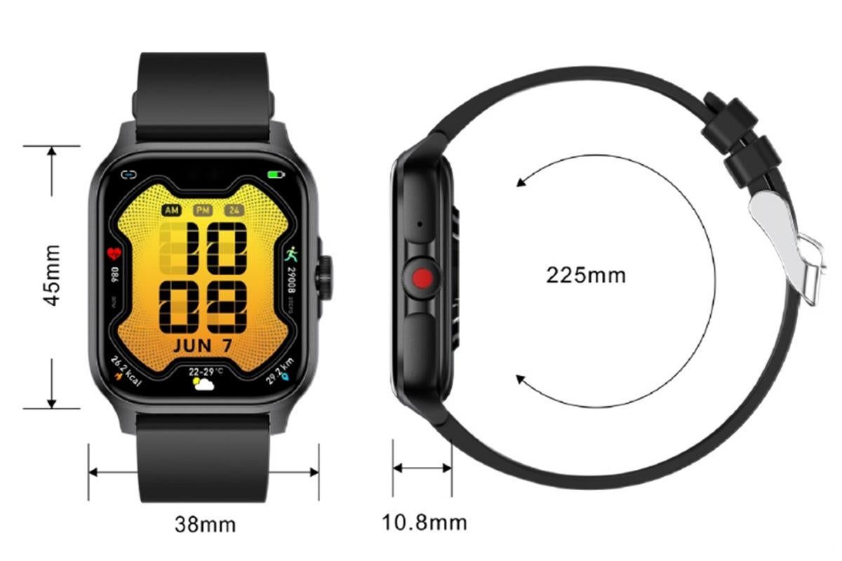 1.85inch HD Fitness Tracker Smart Watches for Men Women Compatible with Android iOS - Image 3