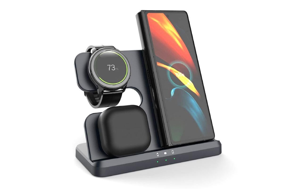 Wireless Charging Station for Samsung 3 in 1 Fast Charger Stand for Samsung Phone Wireless Charger Charger Stand - Image 1