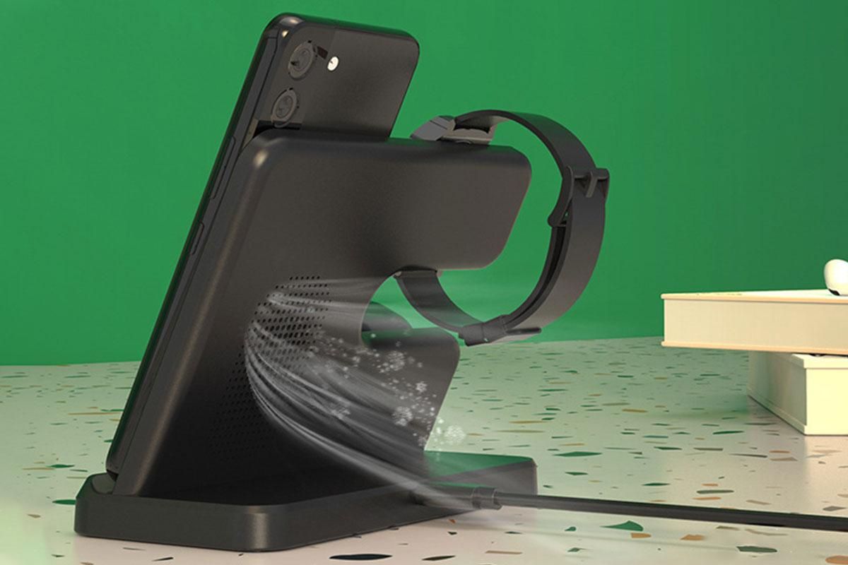 Wireless Charging Station for Samsung 3 in 1 Fast Charger Stand for Samsung Phone Wireless Charger Charger Stand - Image 7