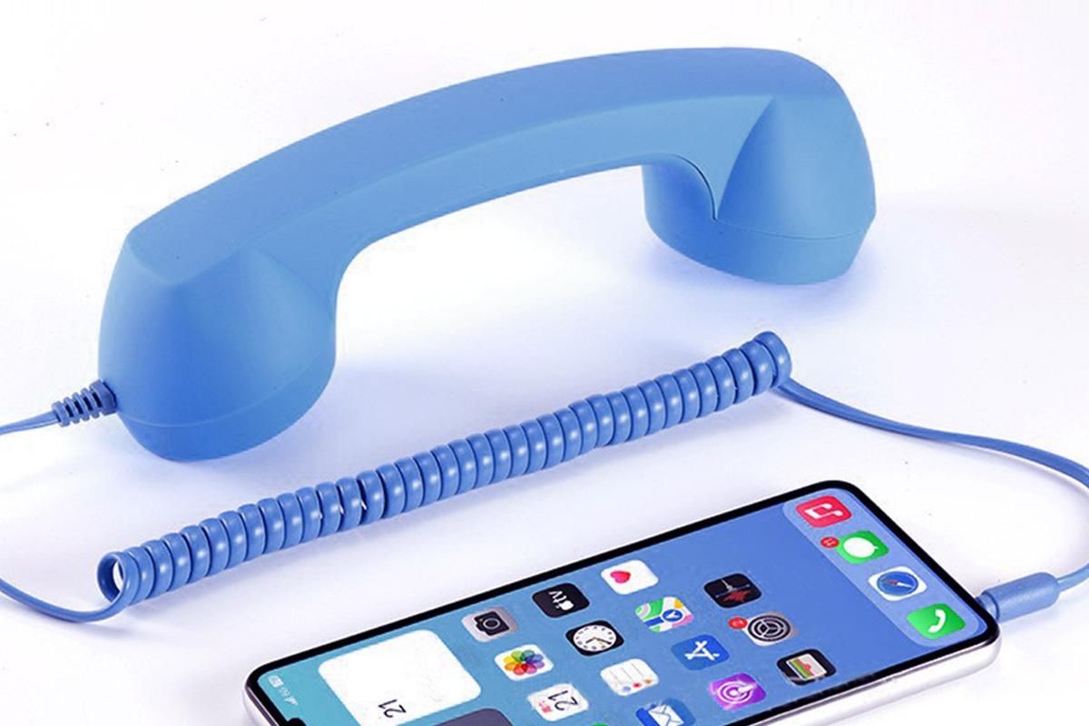 1M Retro Wired Handheld Telephone Handset with Microphone Type C Plug for Smartphones PC - Image 4