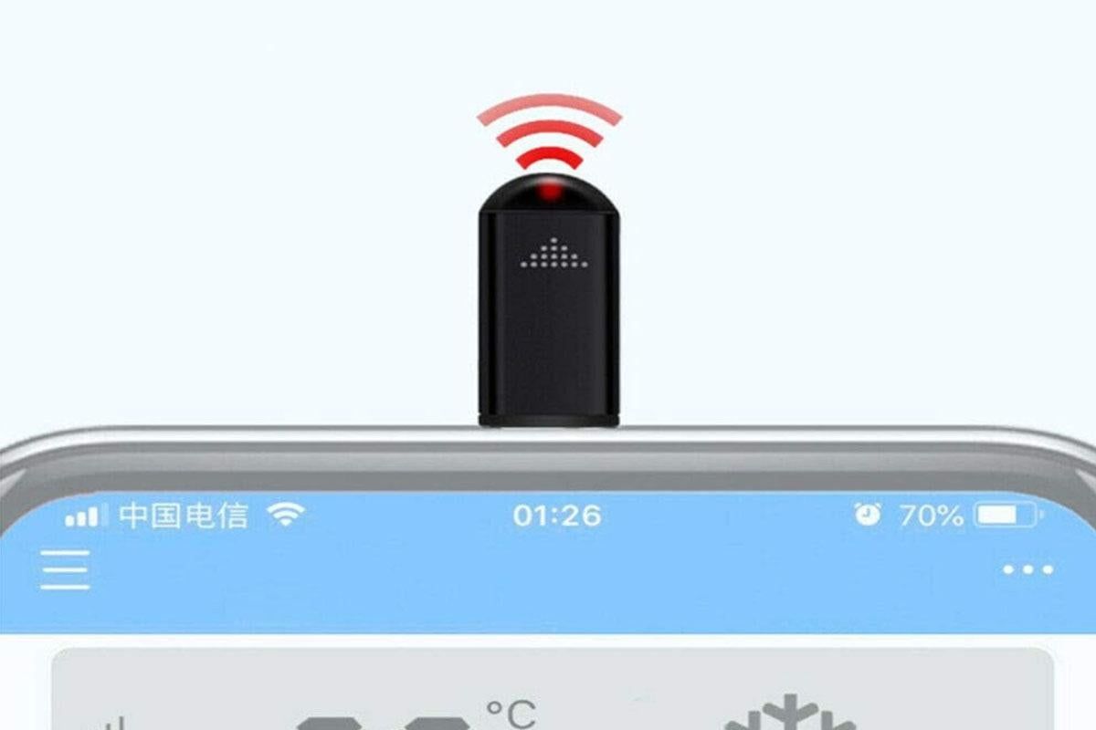 Mini Smartphone IR Remote Controller Adapter for iPhone Mini Infrared Universal Control All in One Air Conditioner/TV/DVD/STB -USB-C - Image 3
