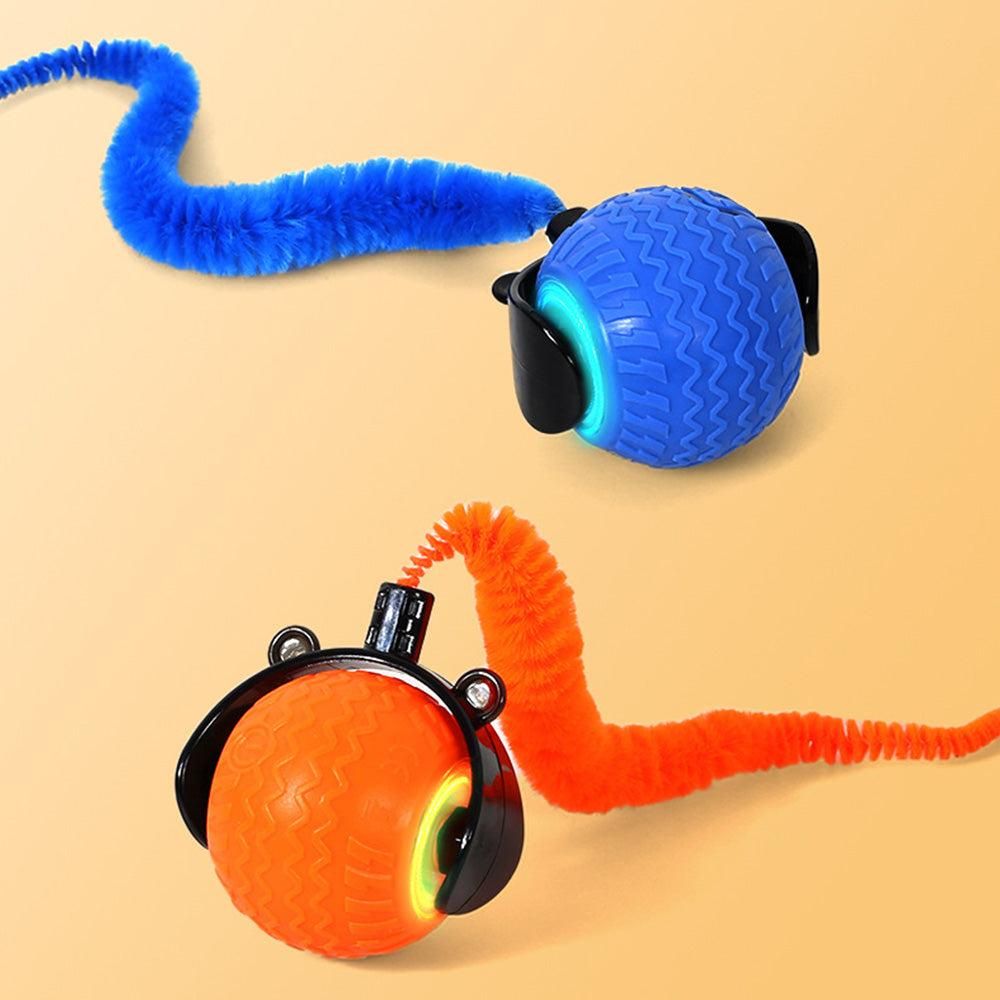2Pcs Automatic Cat Rolling Ball Interactive Pet Toy with Multiple Motion Modes for Pet Cats Dogs - Image 6