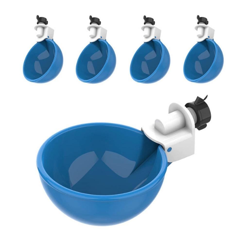 5Pcs Automatic Chicken Waterer Cups Water Feeder for Chicks Duck Goose Blue - Image 6