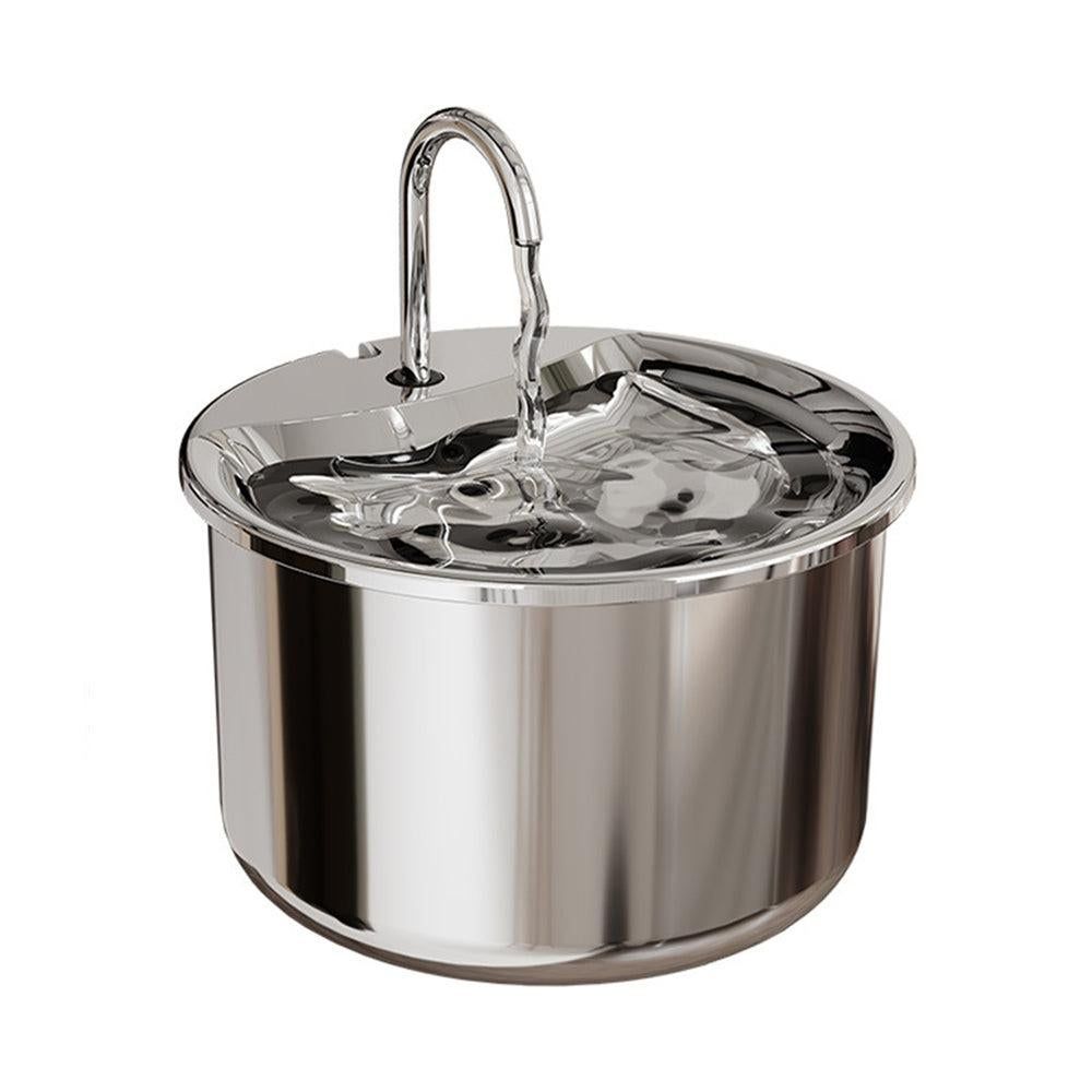 FT444 1.8L Electric Pet Water Dispenser Automatic Stainless Steel Cat Dog Fountain - Image 3