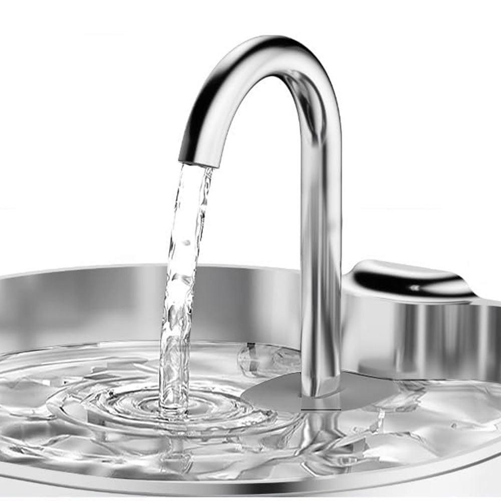 USB 2.2L Stainless Steel Pet Water Fountain for Cats and Small Dogs - Image 4