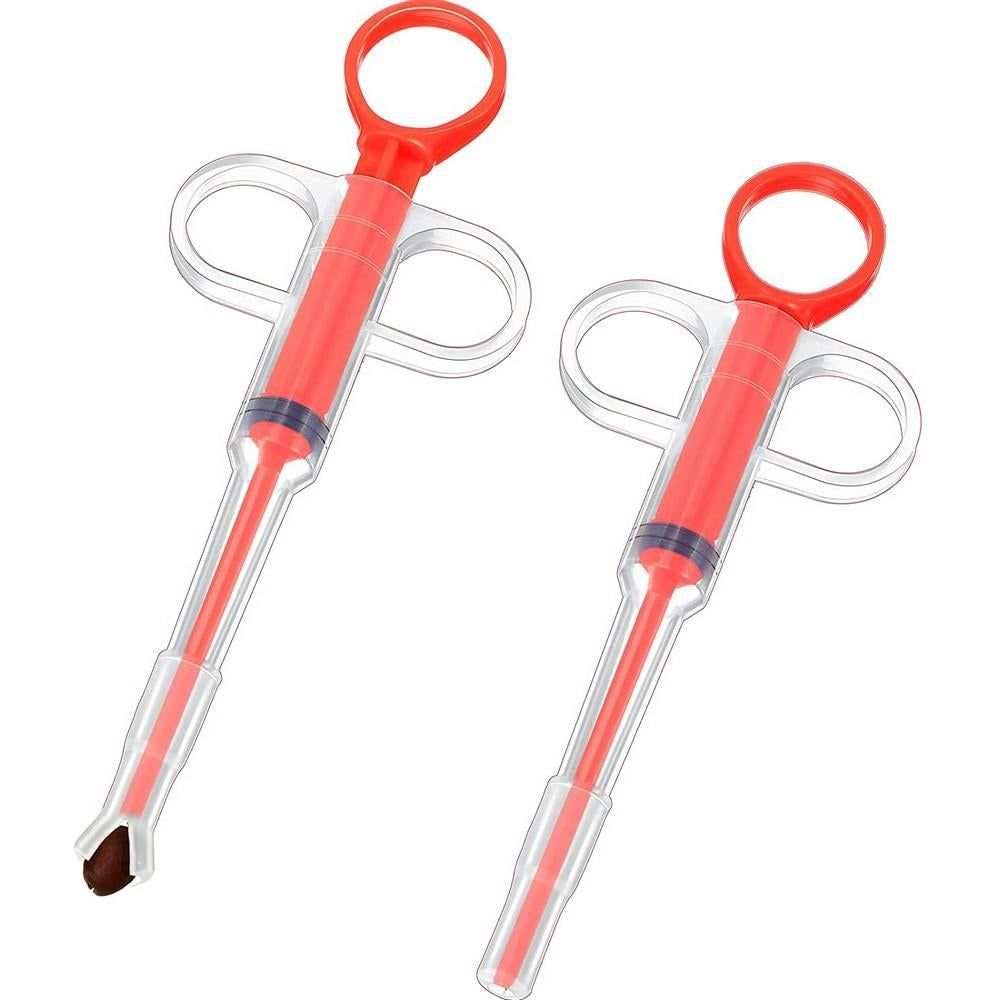 4Pcs Pet Medicine Feeder Pill Pusher Capsule Shooter Medication Syringe Dog Cat - Image 1