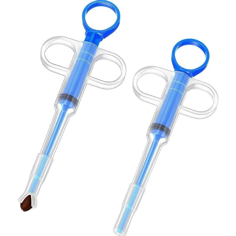4Pcs Pet Medicine Feeder Pill Pusher Capsule Shooter Medication Syringe Dog Cat - Image 1