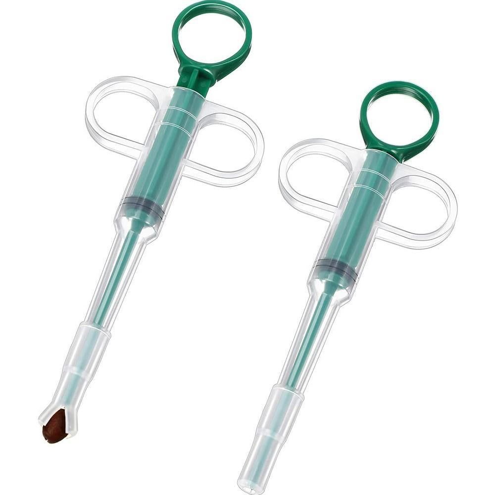 4Pcs Pet Medicine Feeder Pill Pusher Capsule Shooter Medication Syringe Dog Cat - Image 1