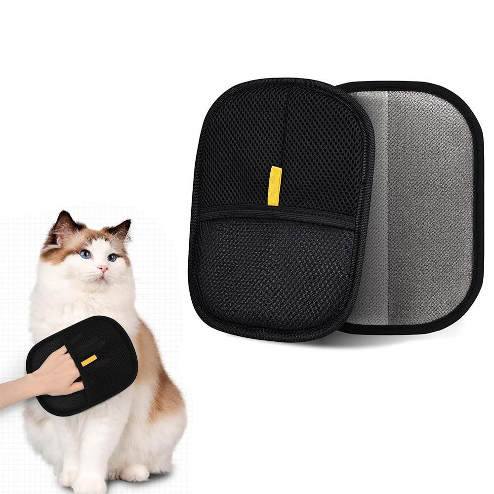 2Pcs Pet Electrostatic Hair Removal Gloves Reusable Grooming Tools - Image 1