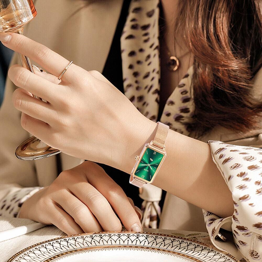 Smart Watch for Women Fitness Tracker Sport Bracelet for Android iOS Phones Gold - Image 3
