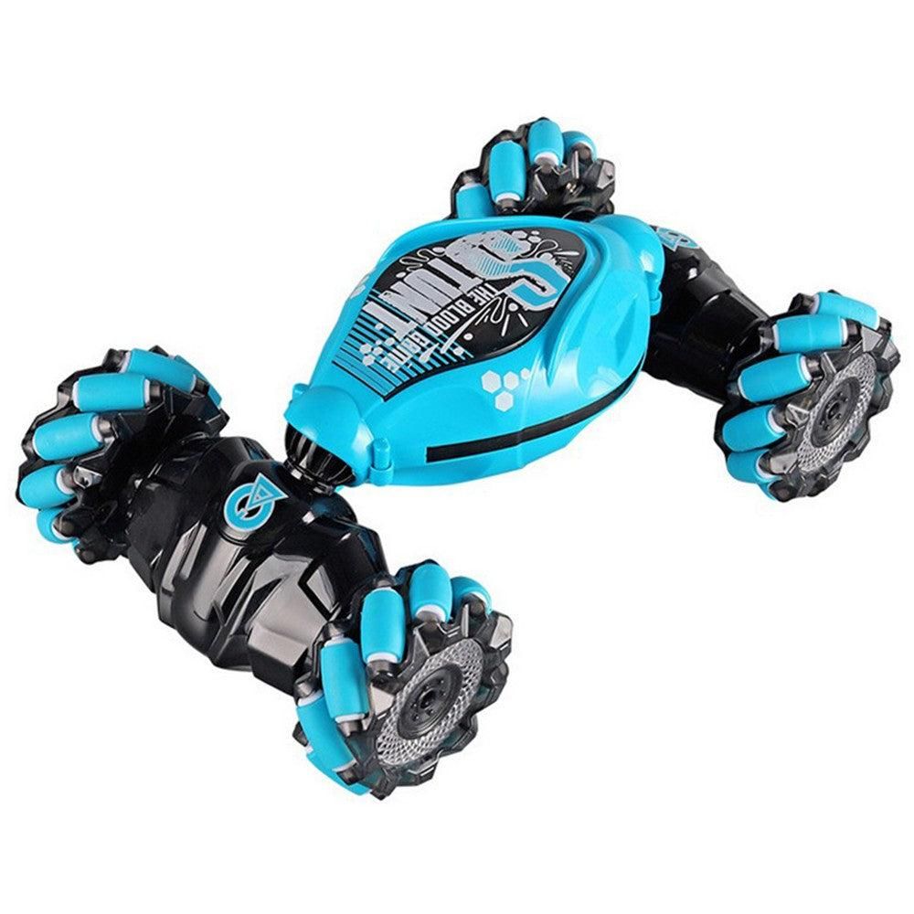 Remote Hand Control Watch Gesture Sensor Twist Car Toy USB charging Car Toy -Blue - Image 3