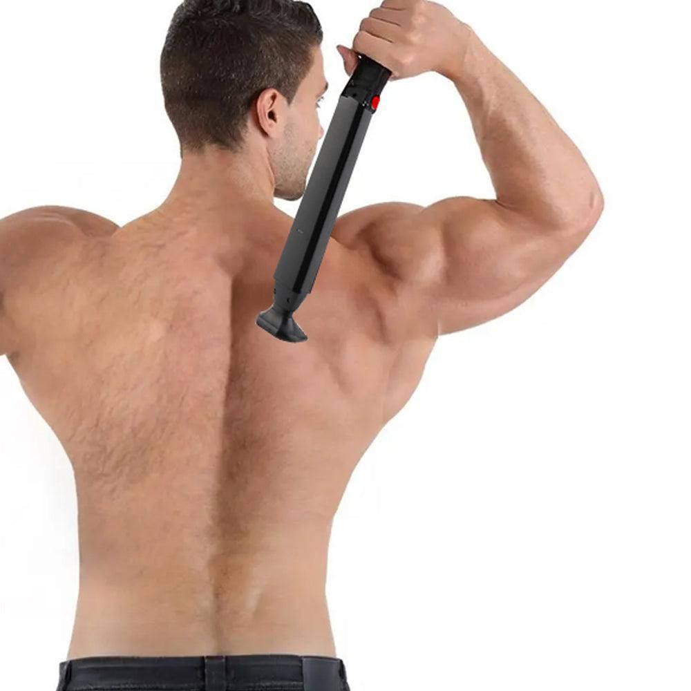 Men's Back Hair Remover USB Rechargeable Body Hair Trimmer Adjustable Shaver - Image 3