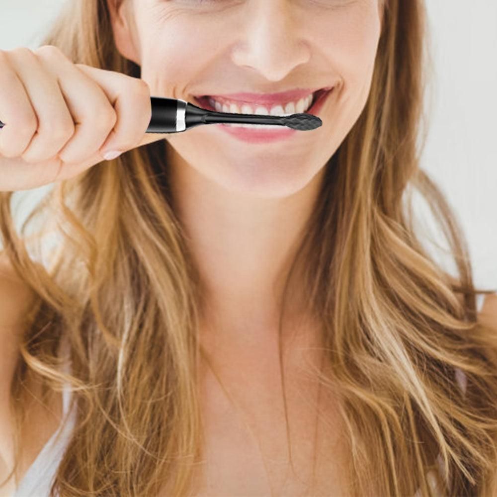 4Pcs Replacement Electric Toothbrush Heads Compatible with Philips Black - Image 2