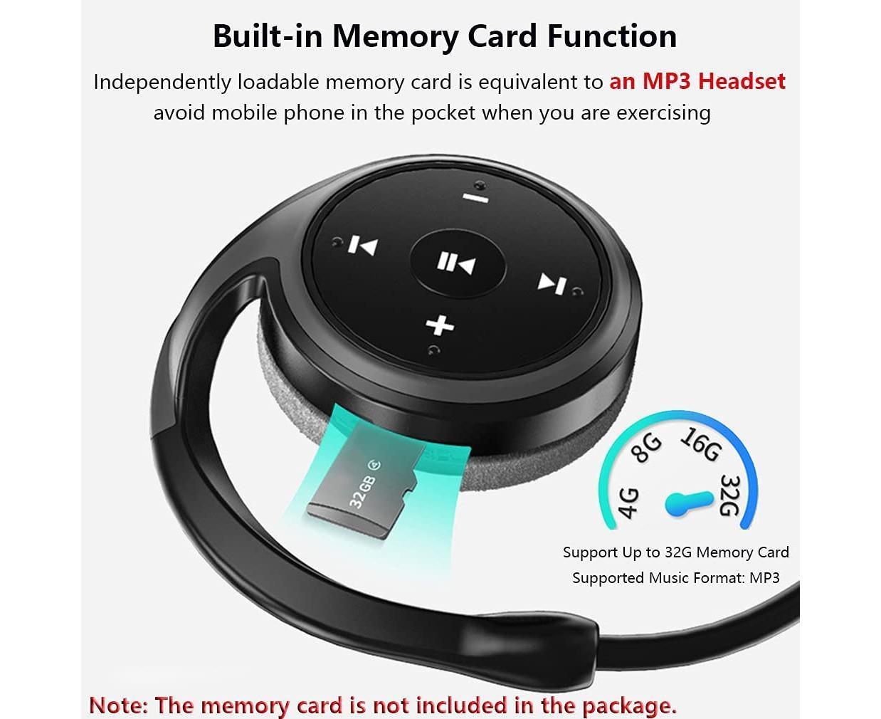 Wireless Sports Bluetooth Earphones,Foldable Lightweight Headphones - Image 5