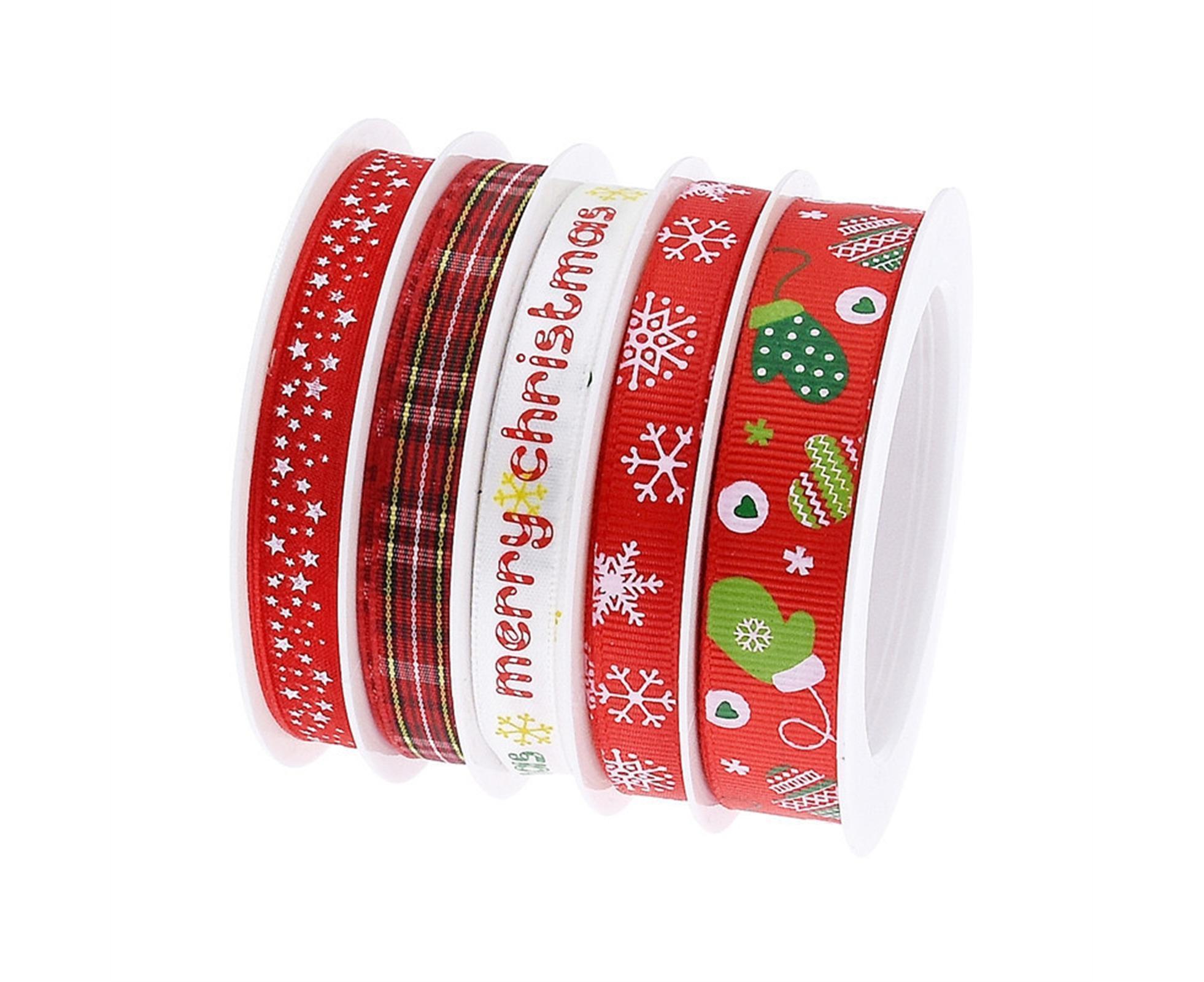 Christmas Ribbon for Gifts-Multicolor - Image 1