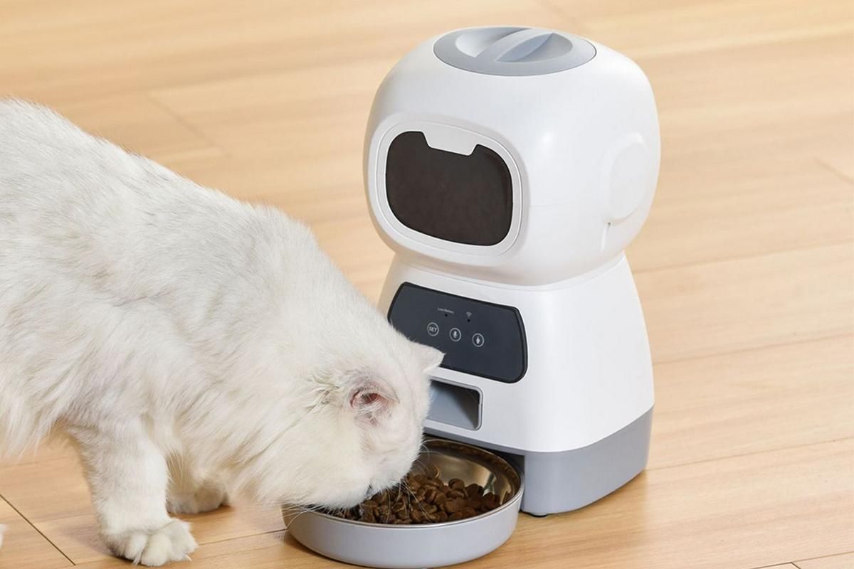 Automatic Feeder Pet Food Dispenser Automatic Cat Feeder Dry Food Dispenser Smart Pet Feeder Timed Cat Feeder for Large Medium Small Pets - Image 4