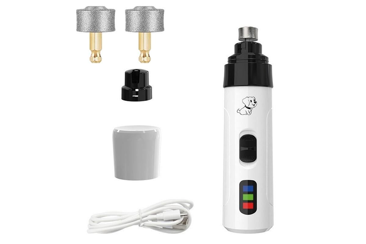2-Speed Dog Nail Grinder Pet Nail Grinder Super Quiet Rechargeable Electric Dog Nail Trimmer for Large Medium Small Dogs - Image 5