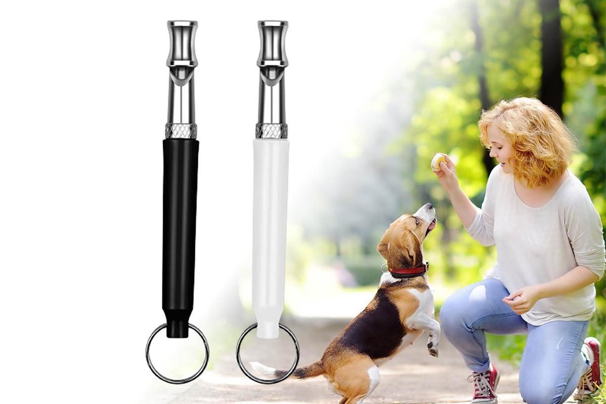 2 Pack Pet Dog Training Whistle Ultra Sonic Adjustable Pitch - Image 2