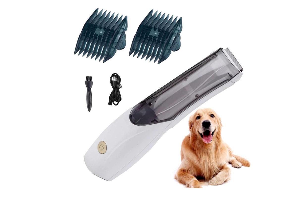 Pet Vacuum Hair Clipper Dog Shaver Clipper 3 Speed USB Electric Pet Razor Low Noise Pet Trimmer Rechargeable Cordless Pet Shaver - Image 1