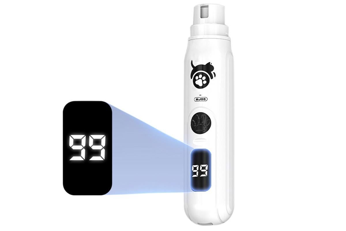 Pet Nail Grinder with LED Display Dog Nail Trimmers With 3 Speeds For Small Large Dogs And Cats - Image 2