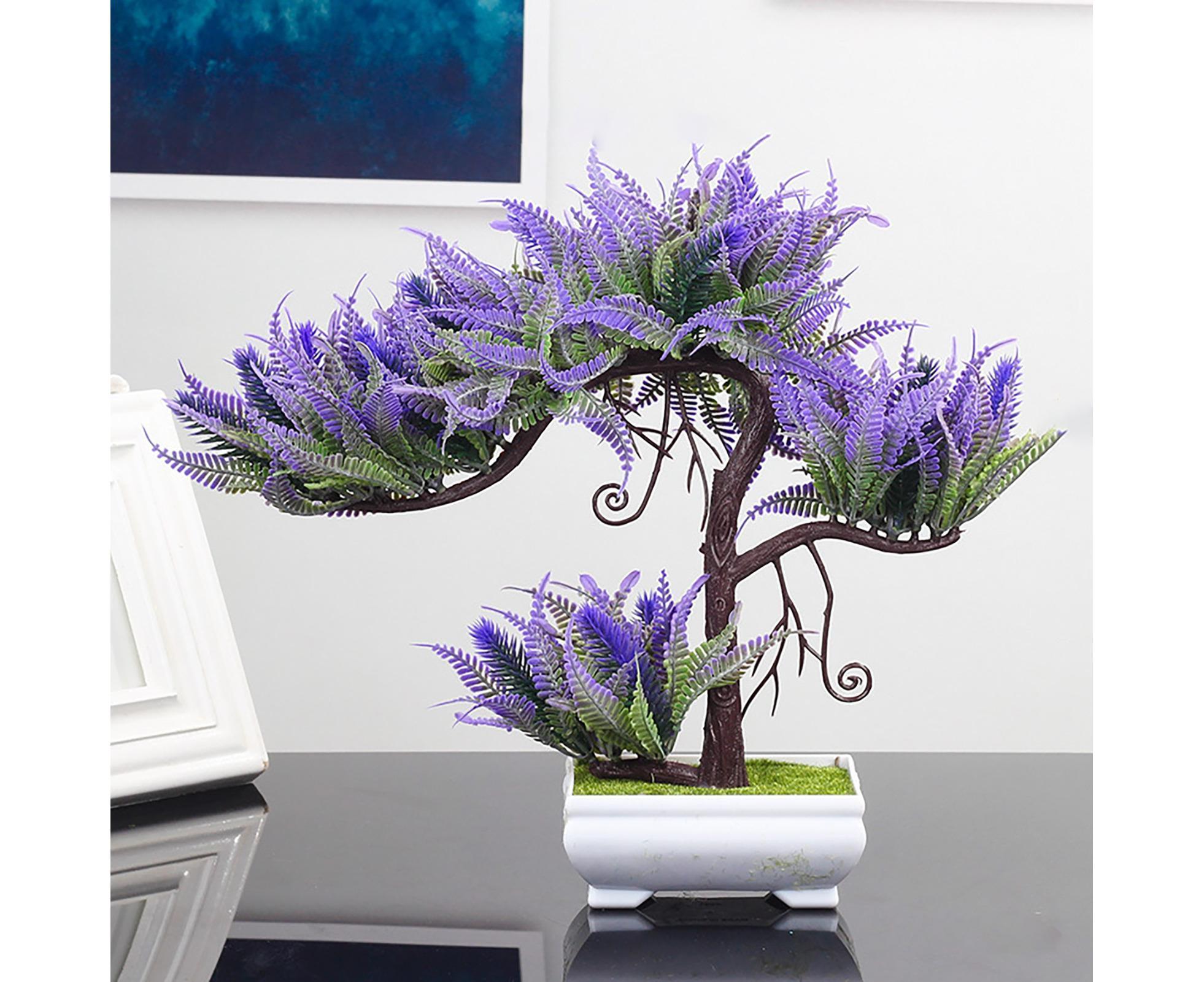 Vibrant Bonsai Plant-Purple - Image 2