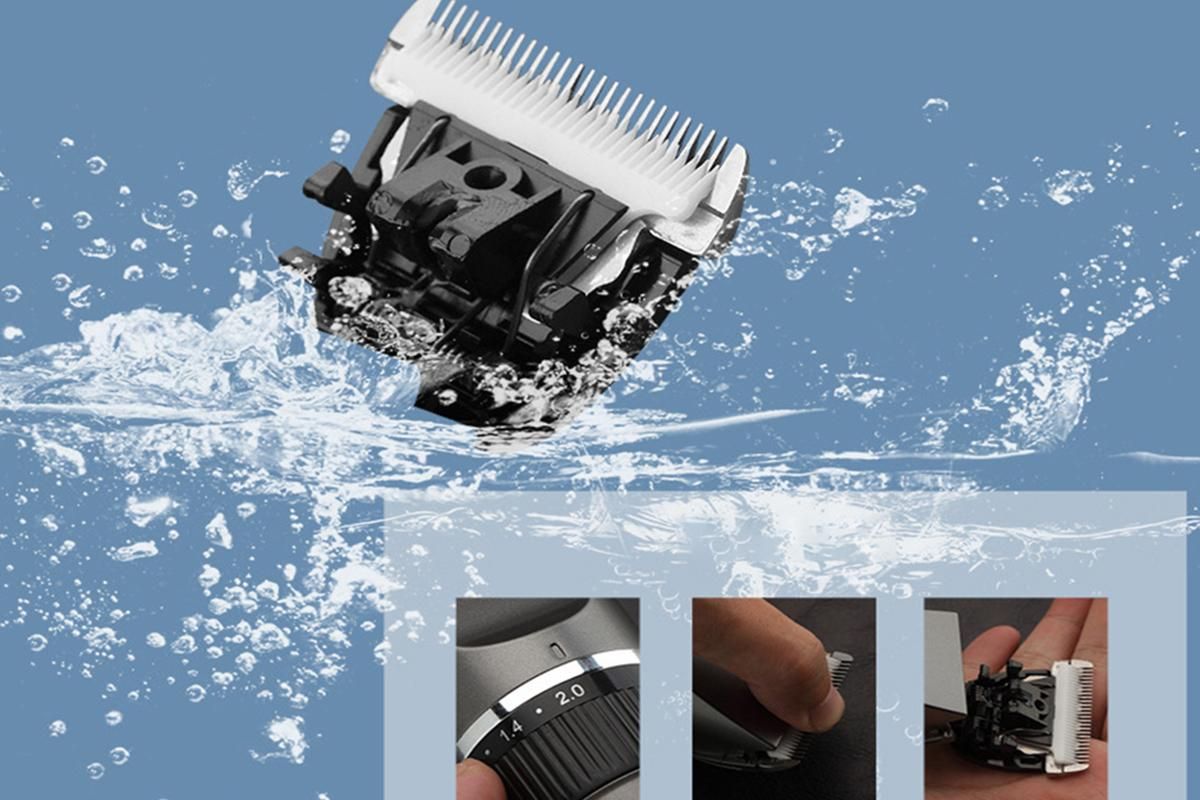 Pet Grooming Clippers Cat Grooming Kit Cordless Low Noise Pet Hair Clipper Trimmer Shaver for Dogs Cats Animals Adjustable Clipper Comb & Detachable Blades Dog Trimmer - Image 3