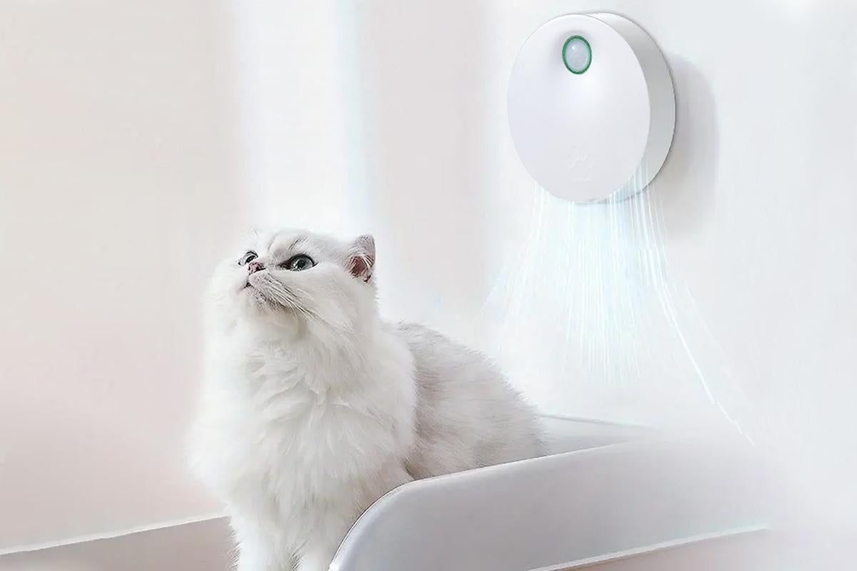 USB Rechargeable Smart Pet Litter Deodorizer Pet Litter Box Odor Eliminator - Image 5